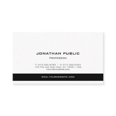 Professional Modern Elegant Black and White Clean