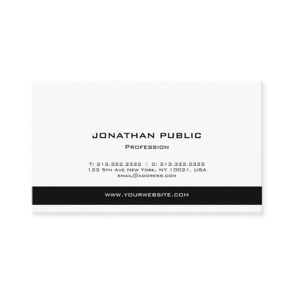 Professional Modern Elegant Black and White Clean