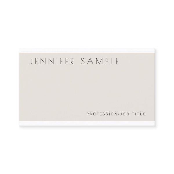 Professional Modern Elegant Colors Plain Luxury