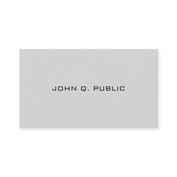 Professional Modern Elegant Design Grey White