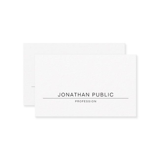 Professional Modern Elegant Design Minimal Plain