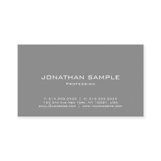 Professional Modern Elegant Gray Minimalist Plain