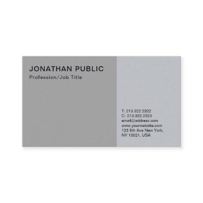 Professional Modern Elegant Grey Smart Plain