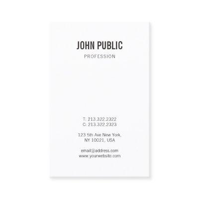 Professional Modern Elegant Minimalist Vertical