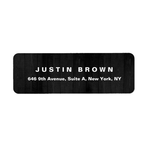 Professional Modern Elegant Plain Grey Bold Text Label