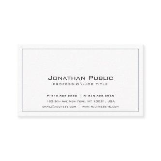Professional Modern Elegant Plain Grey White