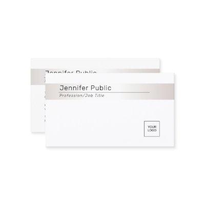 Professional Modern Elegant  Silver Look Template