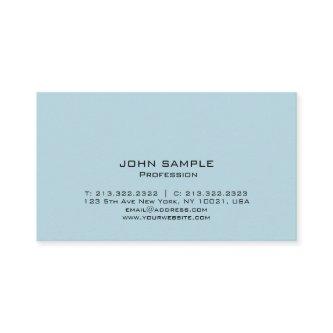 Professional Modern Elegant Simple Blue Design