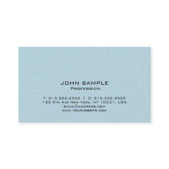 Professional Modern Elegant Simple Design Blue