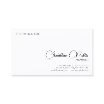Professional Modern Elegant Simple Personalized