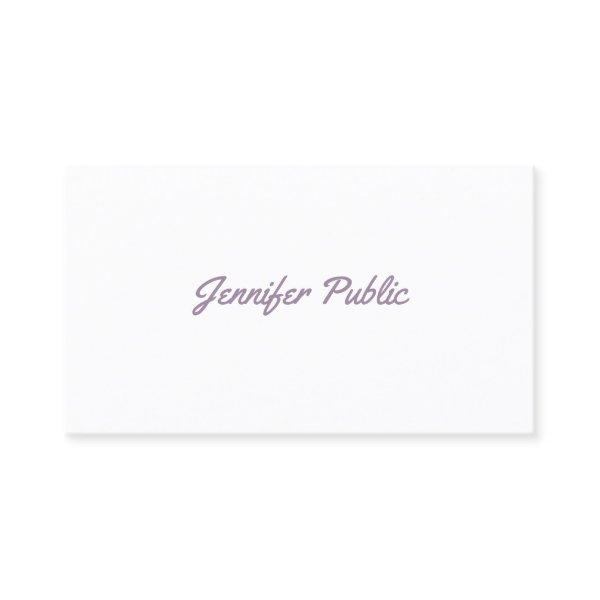 Professional Modern Elegant Template Hand Script