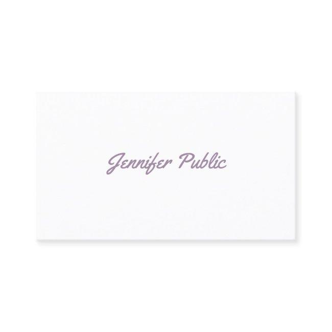 Professional Modern Elegant Template Hand Script