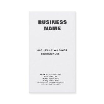 Professional Modern Elegant White Minimalist