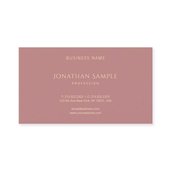 Professional Modern Gold Cool Red Brown Template