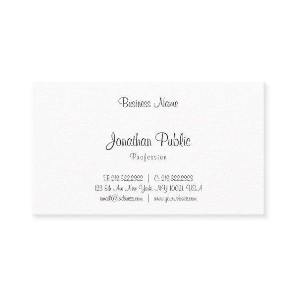 Professional Modern Hand Script Minimalist Design