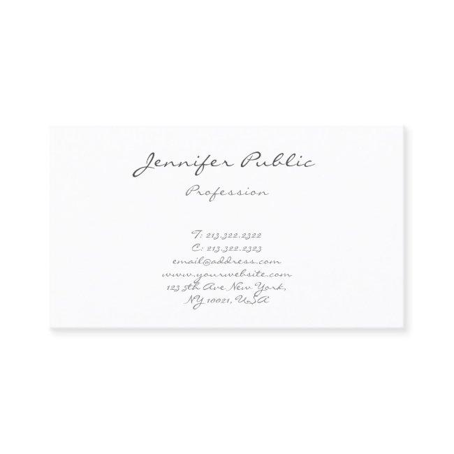 Professional Modern Handwriting Simple Elegant