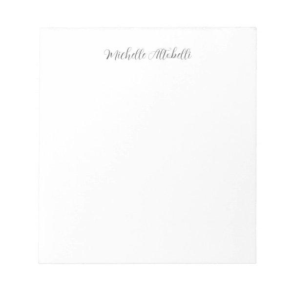 Professional Modern Handwritten Notepad