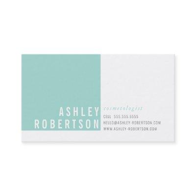 PROFESSIONAL MODERN minimal stylish mint green