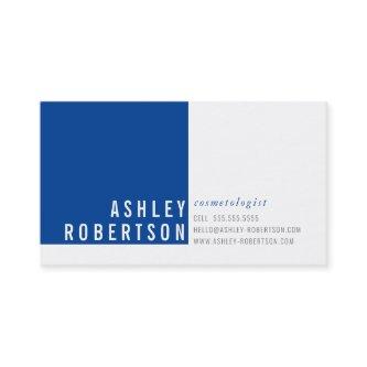 PROFESSIONAL MODERN minimal stylish royal blue