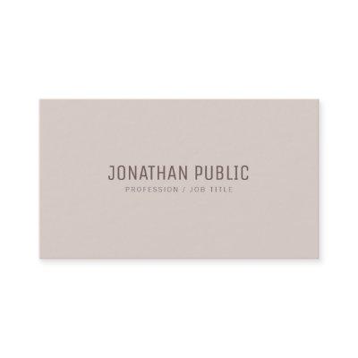 Professional Modern Minimal Template Elegant Color