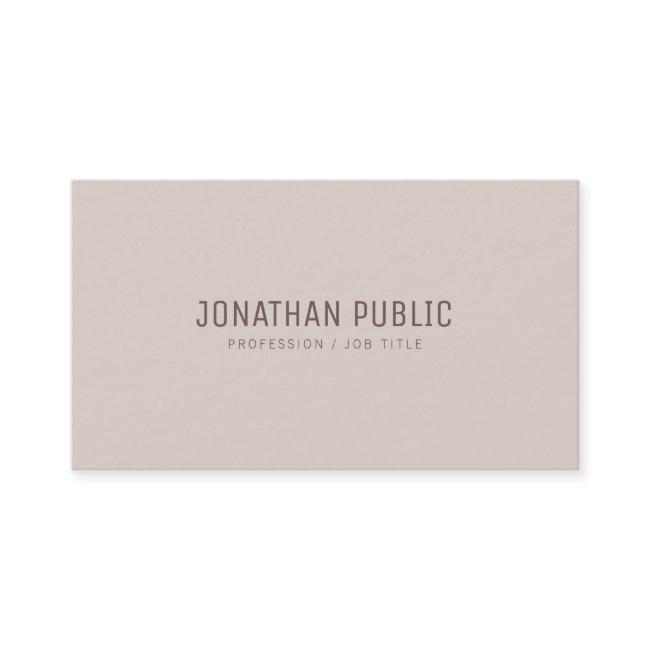 Professional Modern Minimal Template Elegant Color