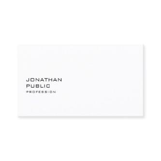 Professional Modern Minimalist Clean Chic Plain