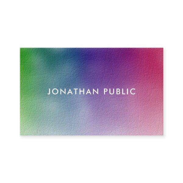 Professional Modern Minimalist Colorful Elegant