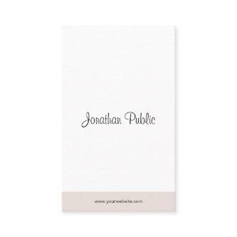 Professional Modern Minimalist Elegant Script Chic