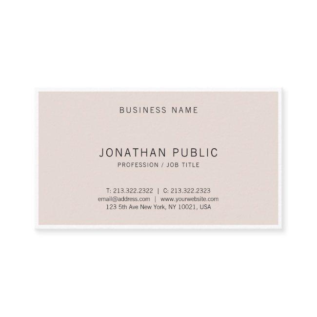 Professional Modern Minimalist Elegant Simple
