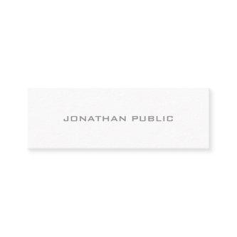 Professional Modern Minimalist Elegant Simple Mini