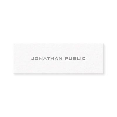 Professional Modern Minimalist Elegant Simple Mini