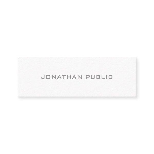 Professional Modern Minimalist Elegant Simple Mini