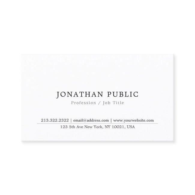 Professional Modern Minimalist Elegant Template
