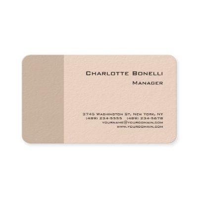 Professional Modern Minimalist Plain Pastel Colors