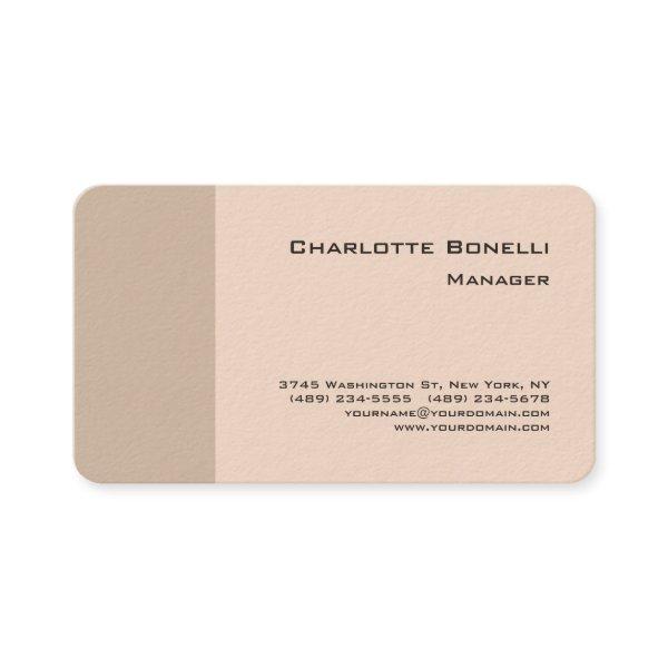 Professional Modern Minimalist Plain Pastel Colors