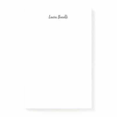 Professional Modern Minimalist Plain Post-it Notes