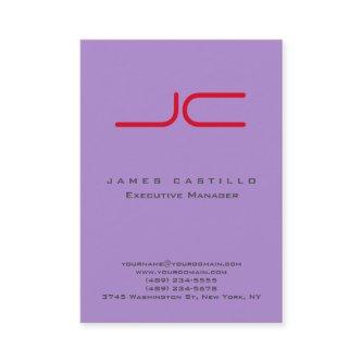 Professional Modern Monogram Minimalist Plain
