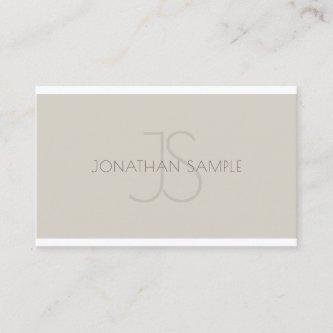 Professional Modern Monogram Simple Template Luxe