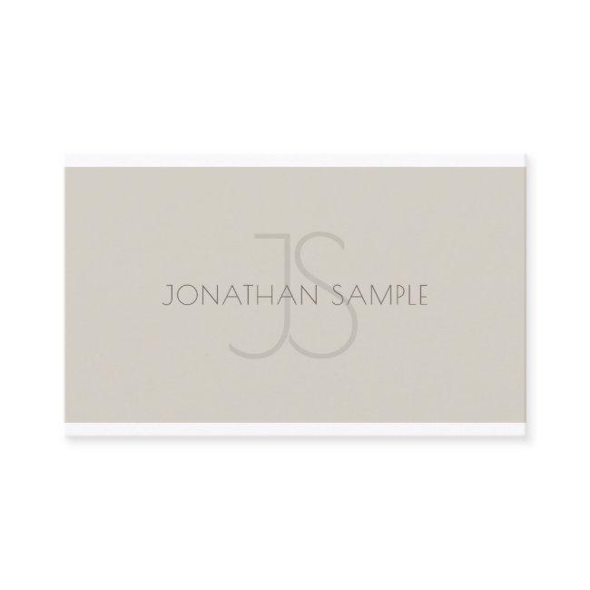 Professional Modern Monogram Simple Template Luxe