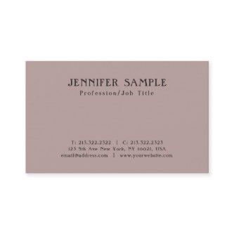 Professional Modern Plain Elegant Clean Design