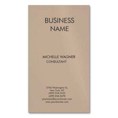 Professional Modern Plain Elegant Minimalist  Magnet