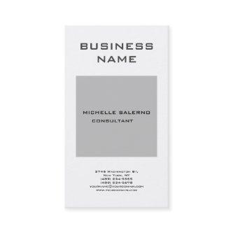Professional Modern Plain Grey White Minimalist