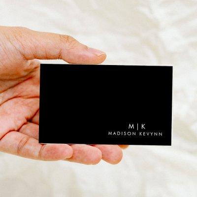 Professional Modern Simple Black Minimalist