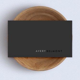 Professional Modern Simple Black Minimalist