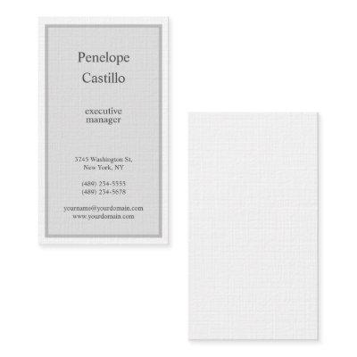 Professional Modern Simple Minimalist Grey White