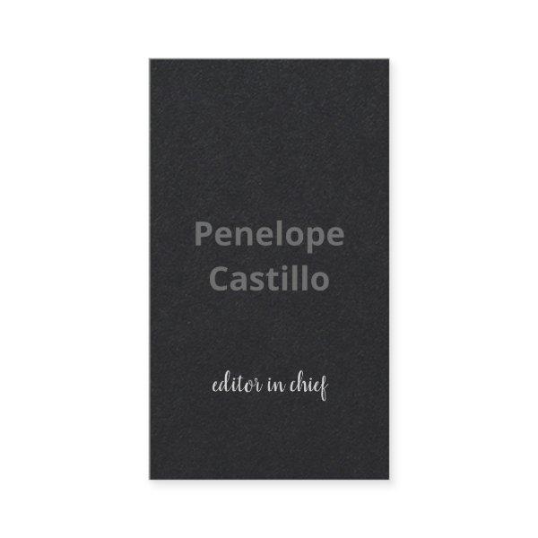 Professional Modern Simple Stylish Black Grey