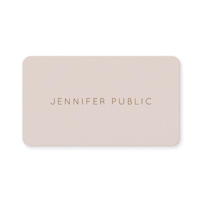 Professional Modern Simple Template Elegant Color