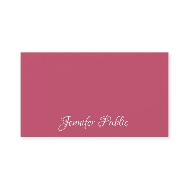 Professional Modern Simple Template Elegant Red