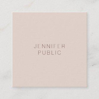 Professional Modern Simple Trend Colors Template Square