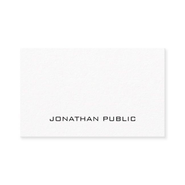 Professional Modern Sleek Design Elegant Plain